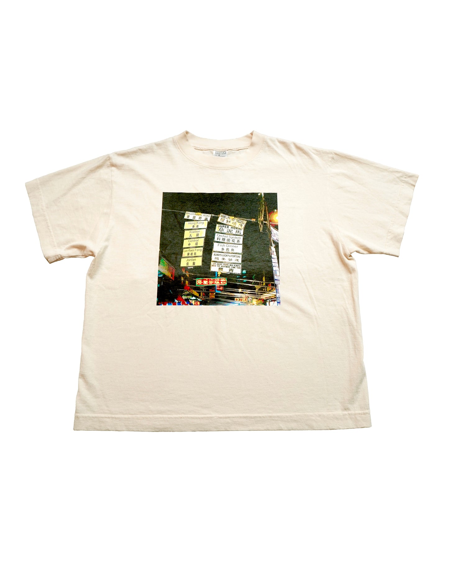 Recycled Tee - HK Temple Street