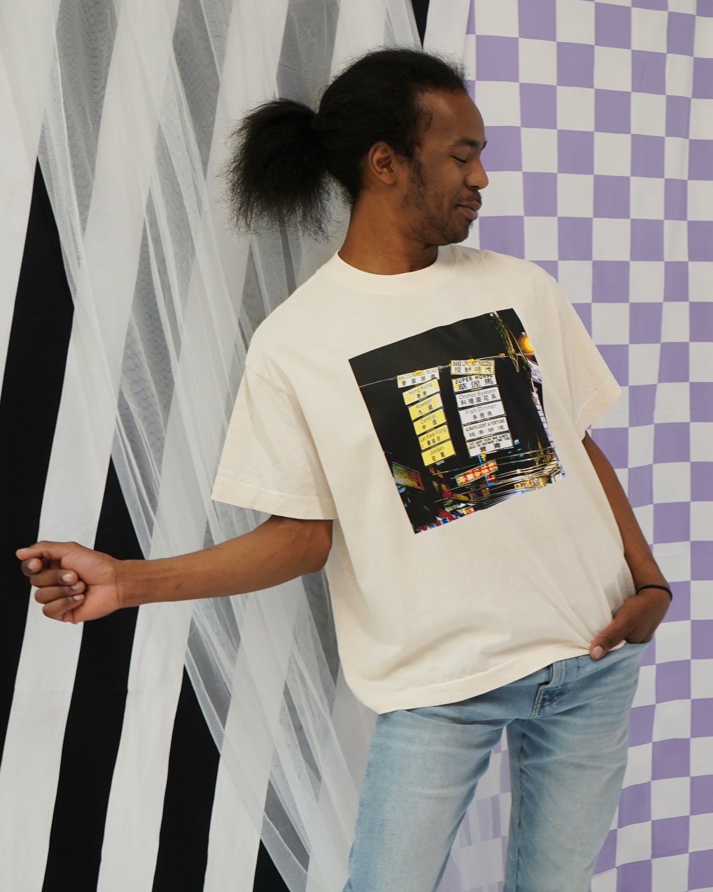 Recycled Tee - HK Temple Street